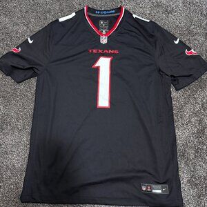 Houston Texans Nike Jersey Mens XL Black NFL Football Stefon Diggs 1
